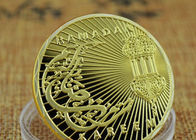 مدال نظامی ارتش مینا 3D با برش، سکه طلای فرهنگ معاصر عرب