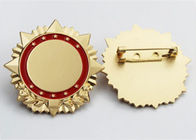 خالی مدال های ورزشی سفارشی فلزی پین سوغات 2D / شکل برای آزمون دانش آموزان