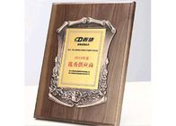 Memorial چوبی شیلد پلاک 930 گرم طراحی سفارشی دکوراسیون فلزی برای جوایز
