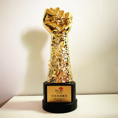جوایز سوغاتی Golden Polyresin Fist Trophy Company Awards Awards