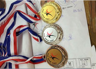 روبان های مدال های ورزشی سفارشی مواد آلیاژی روی برای فعالیت سازمانی