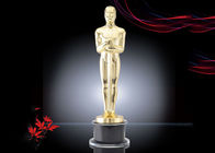ماده آلومینیوم روی سنگ جایزه اسکار برنده جایزه جامی با پایه کریستال سیاه