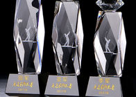 گلف رویداد کریستال جام جایزه با درون 3D لیزر گلف شکل نصب شده در دسترس است