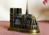 هدایای صنایع دستی DIY آلیاژ فلز خوب - شناخته شده ساختمان جهانی / مدل نوتردام د پاریس 3D