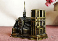 هدایای صنایع دستی DIY آلیاژ فلز خوب - شناخته شده ساختمان جهانی / مدل نوتردام د پاریس 3D