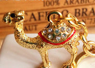 الماس زنجیر کلید زنجیره ای Camel - اثرات شخصی فرهنگی عرب محکم شده است